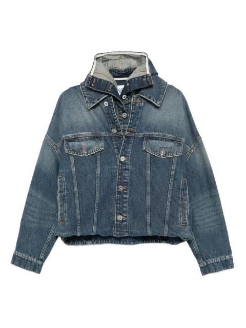 Jean Paul Gaultier hooded denim jacket