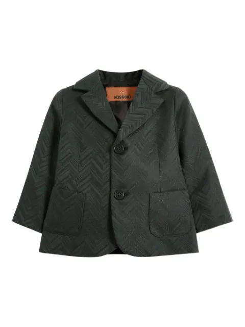 Missoni Kids chevron-pattern blazer