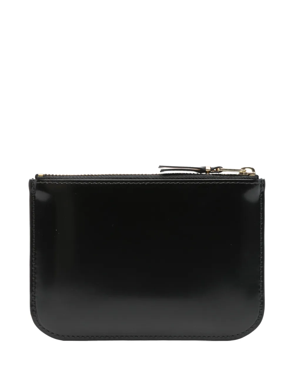 Comme Des Garçons Wallet Leren portemonnee met rits Zwart