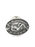 Enfants Riches Déprimés engraved-motif sterling-silver ring