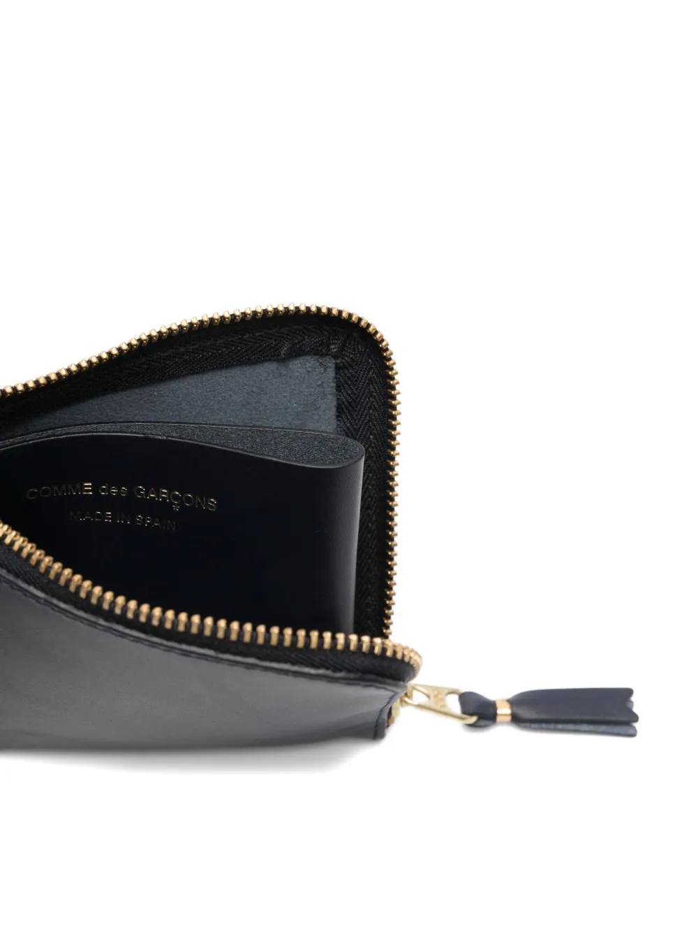 Comme Des Garçons Wallet Leren portemonnee Blauw