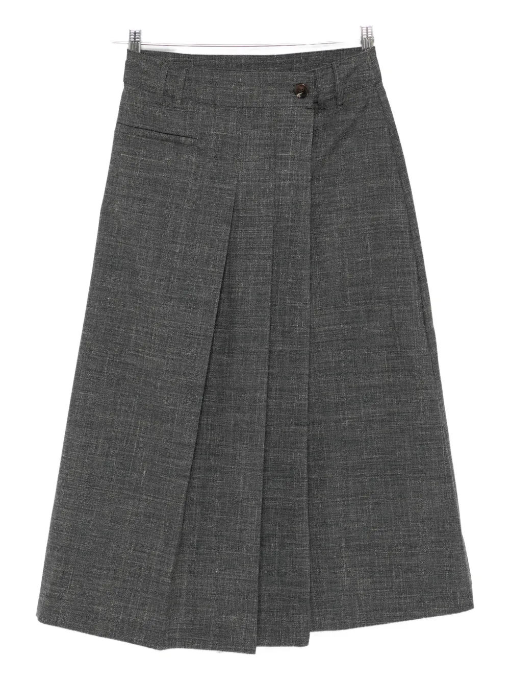 Soeur Pleated Wrap Skirt