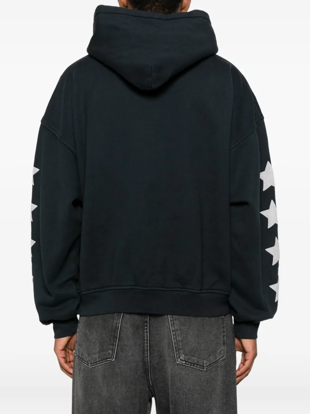 RHUDE Hoodie met print Zwart