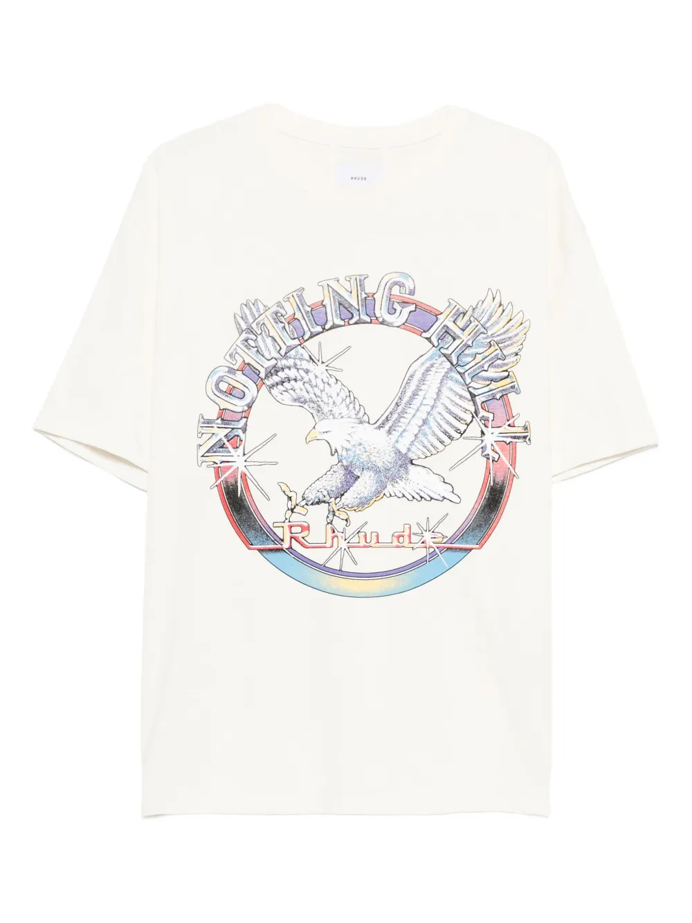 RHUDE graphic-print t-shirt | Neutrals | Image 1