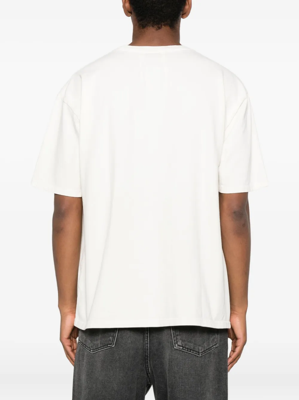RHUDE T-shirt met grafische print Beige