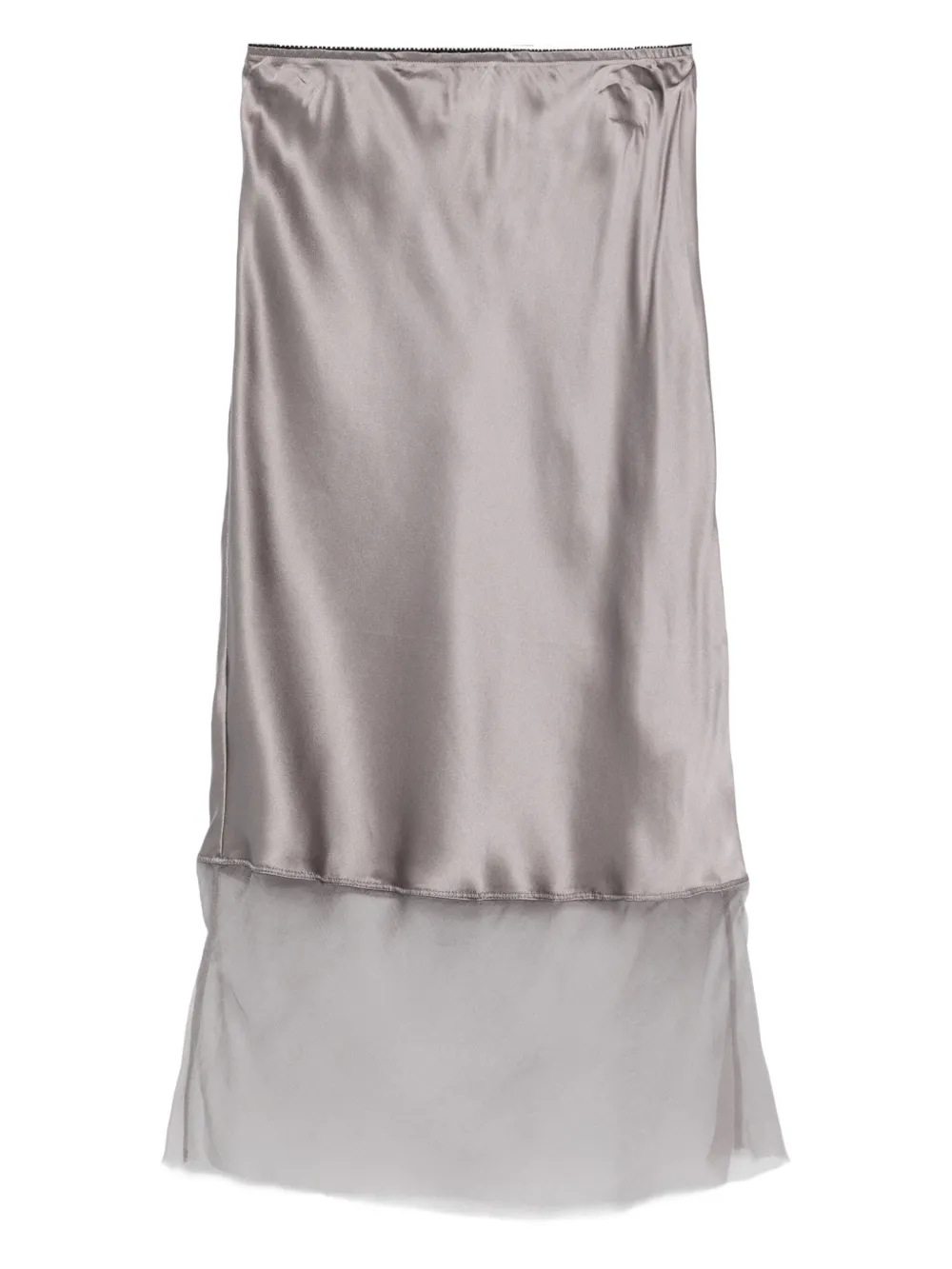The Garment Catania onderrok met zijden vlakken Grijs