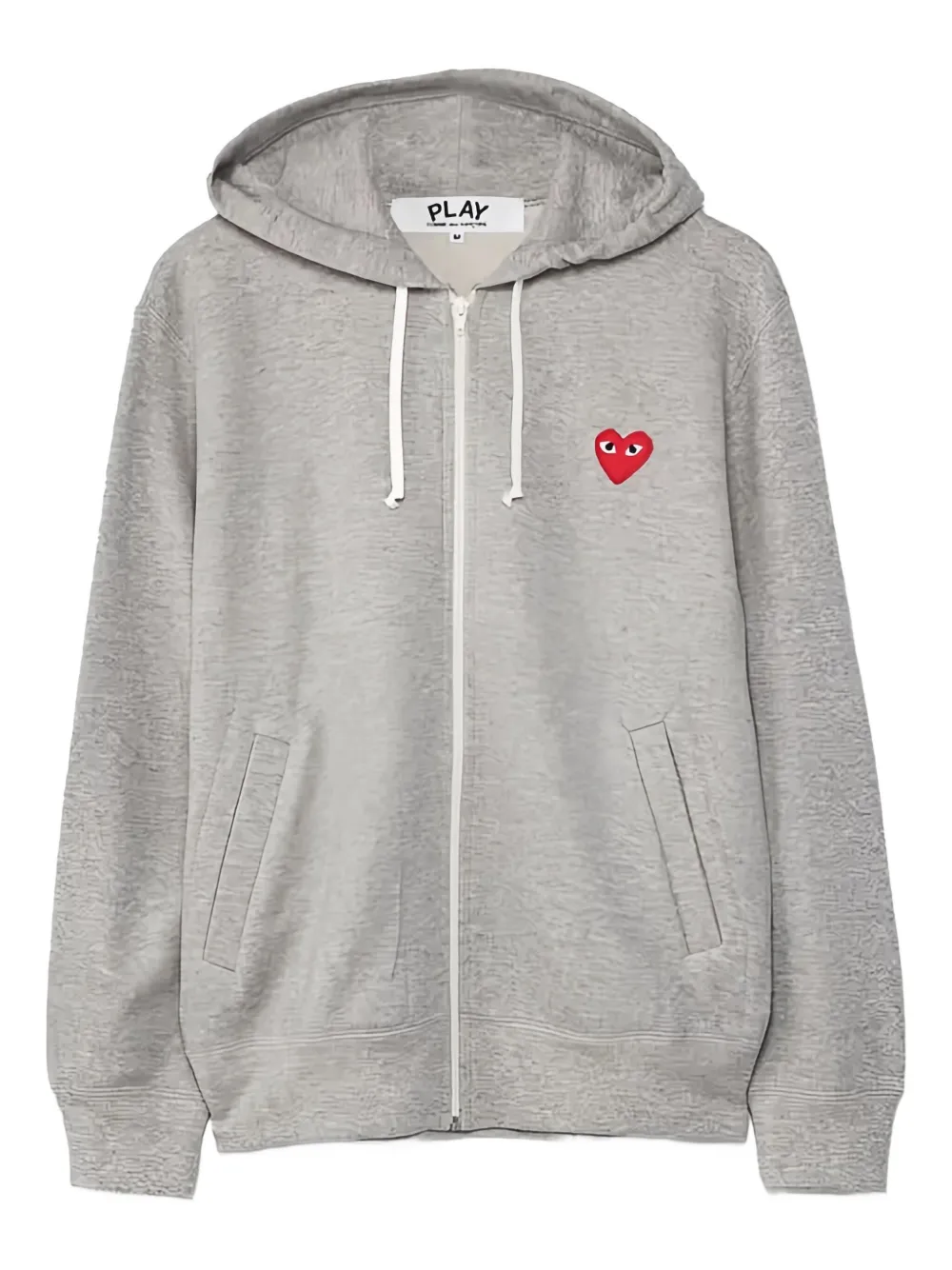 Comme Des Garçons Play sudadera con capucha y logo | gris | Image 1