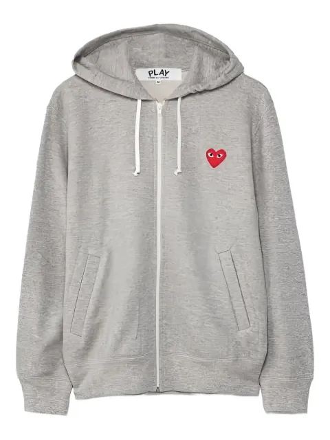 Comme Des Garçons Play heart-logo zip-up hoodie