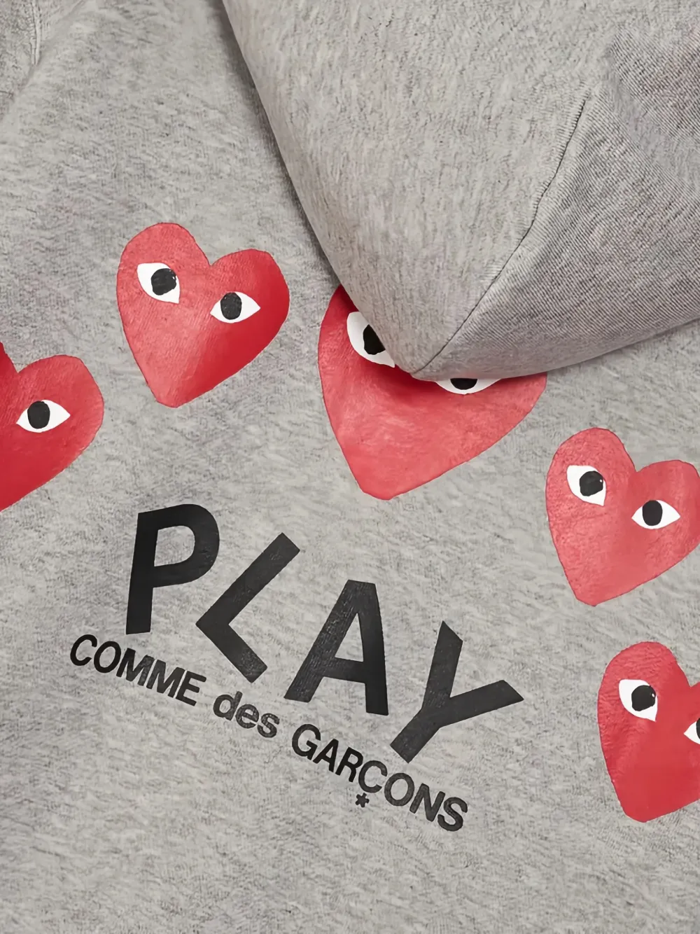 Comme Des Garçons Play sudadera con capucha y logo | Sudaderas deportivas | Image 2