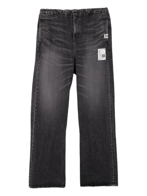 Maison MIHARA YASUHIRO elastic-waist patch-pocket jeans