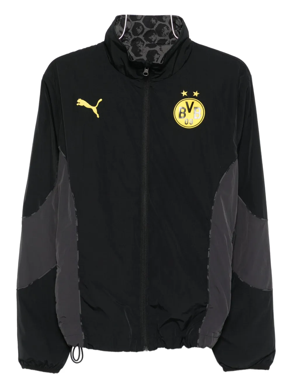 PUMA x KidSuper Studios Borussia Dortmund panelled jacket Zwart