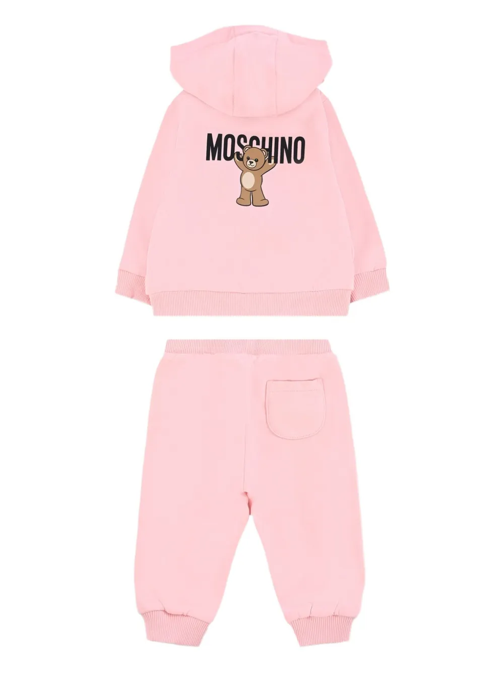 Moschino Kids Trainingspak met teddybeer-print Roze