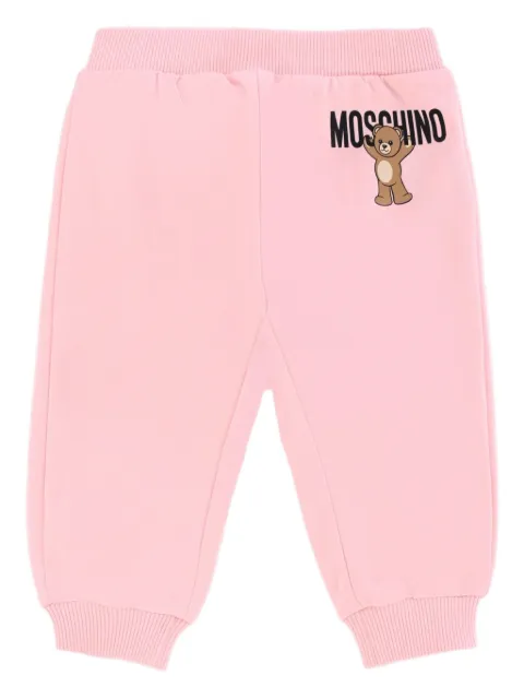 Moschino Kids Hose mit Teddybär-Print