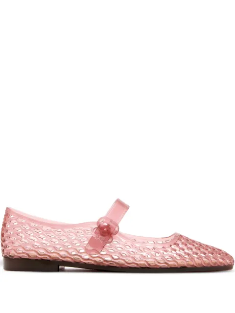 Sam Edelman Michaela Jelly Mary Jane lattice ballet flats