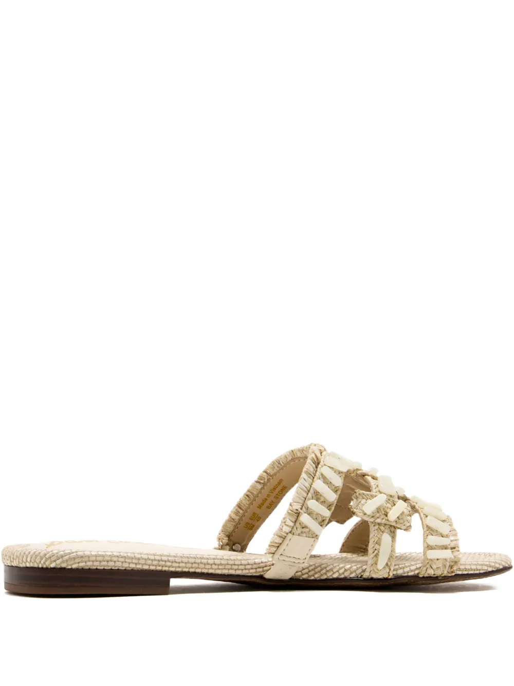 Sam Edelman beaded woven sandals 250 LIGHT NATURAL