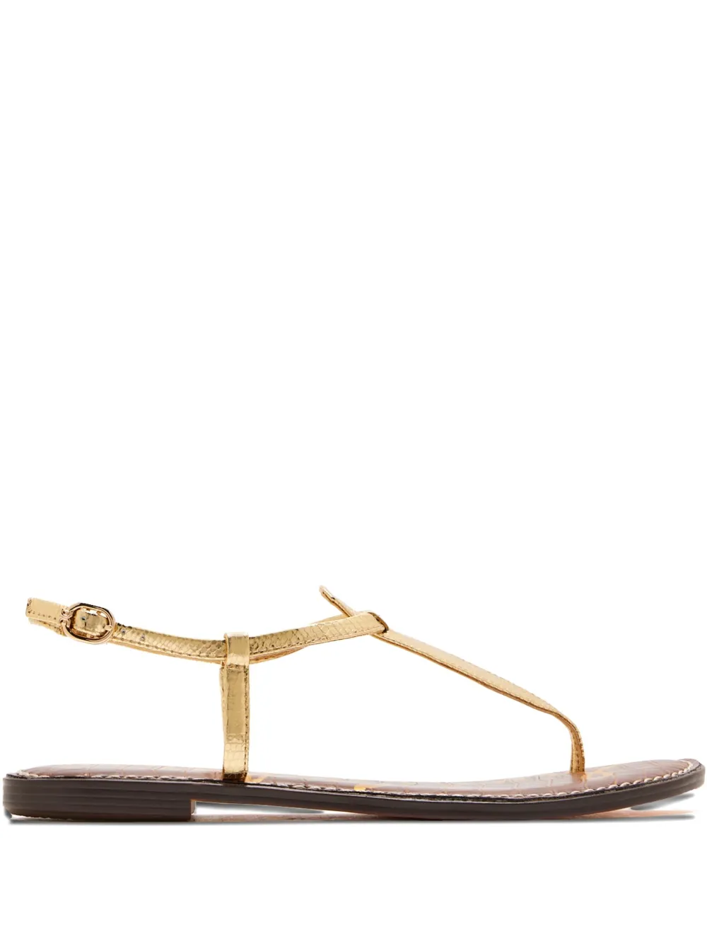 Sam Edelman Gigi metallic-finish sandals Gold