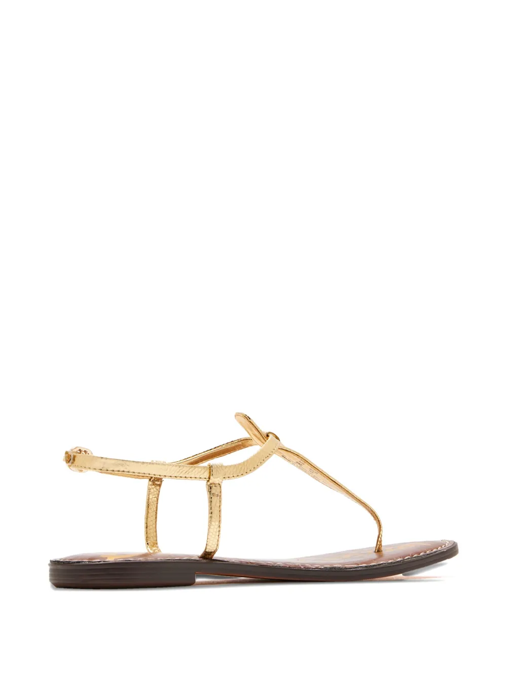 Sam Edelman Gigi metallic-finish sandals Gold