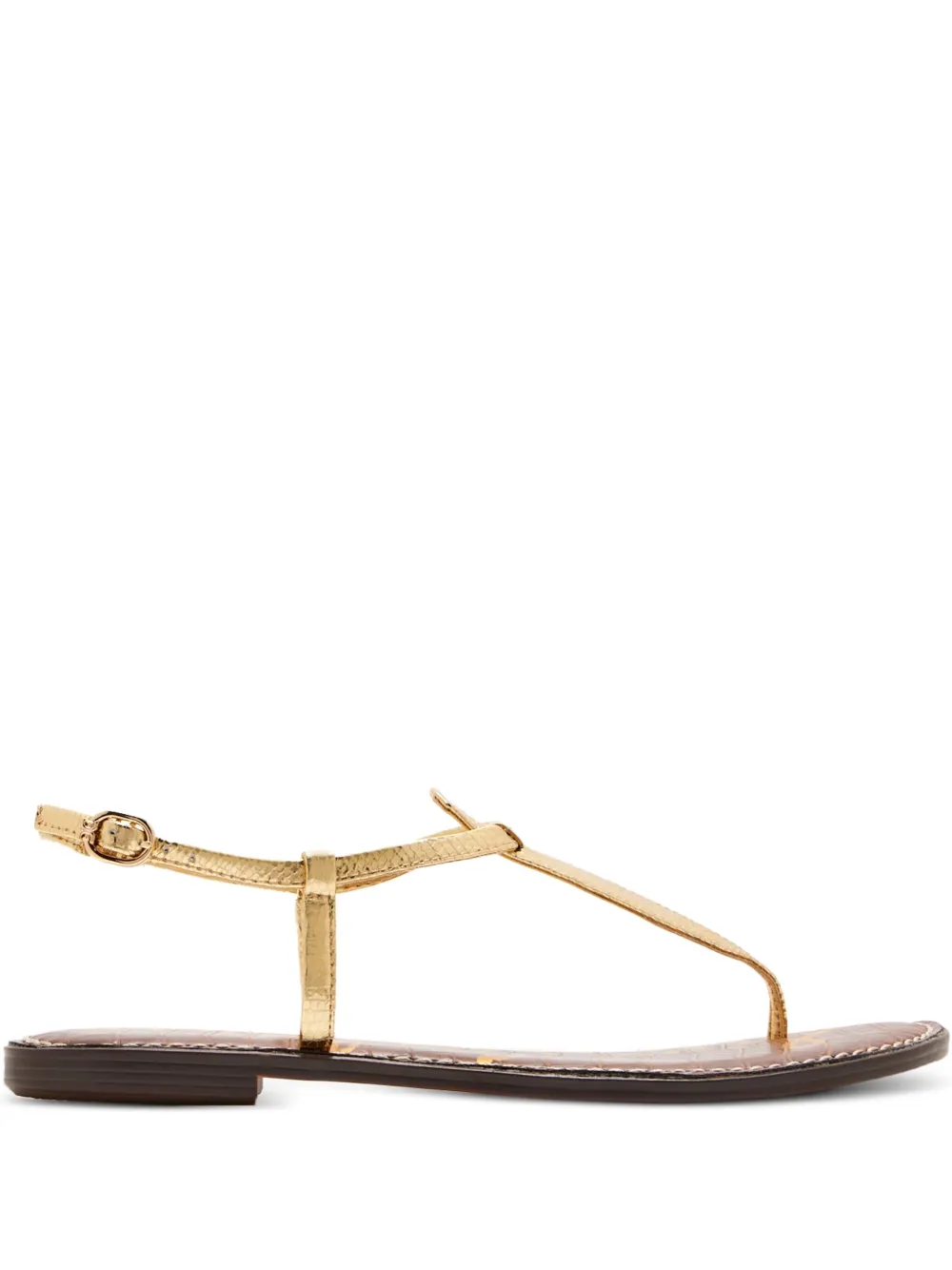 Sam Edelman Gigi metallic-finish sandals Gold
