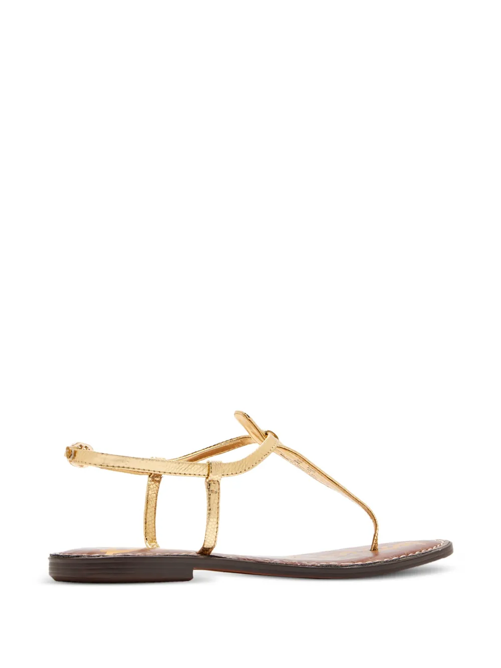 Sam Edelman Gigi metallic-finish sandals Gold