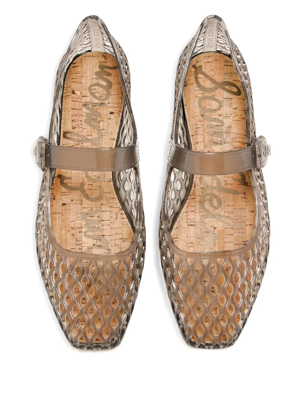 Sam Edelman Michaela Jelly Mary Jane Net-pattern Flats
