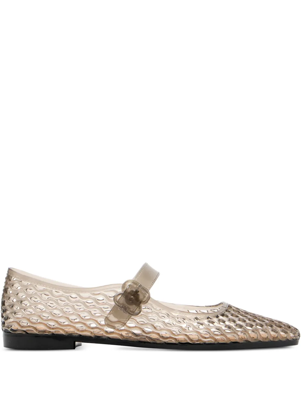 Sam Edelman Michaela Jelly Mary Jane net-pattern flats Black