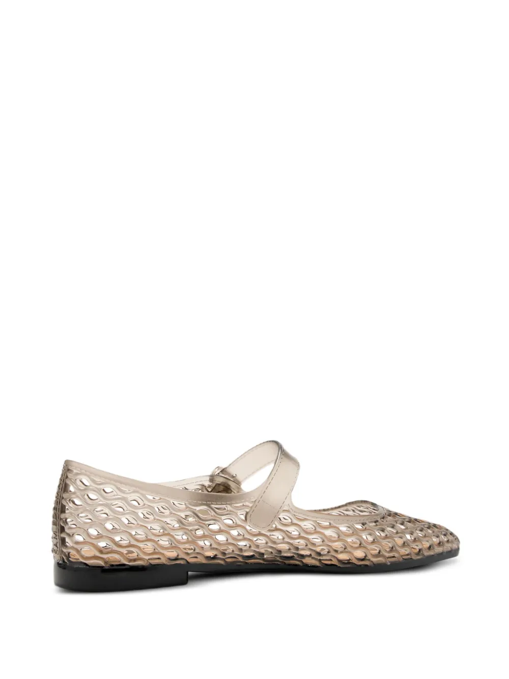 Sam Edelman Michaela Jelly Mary Jane net-pattern flats Black