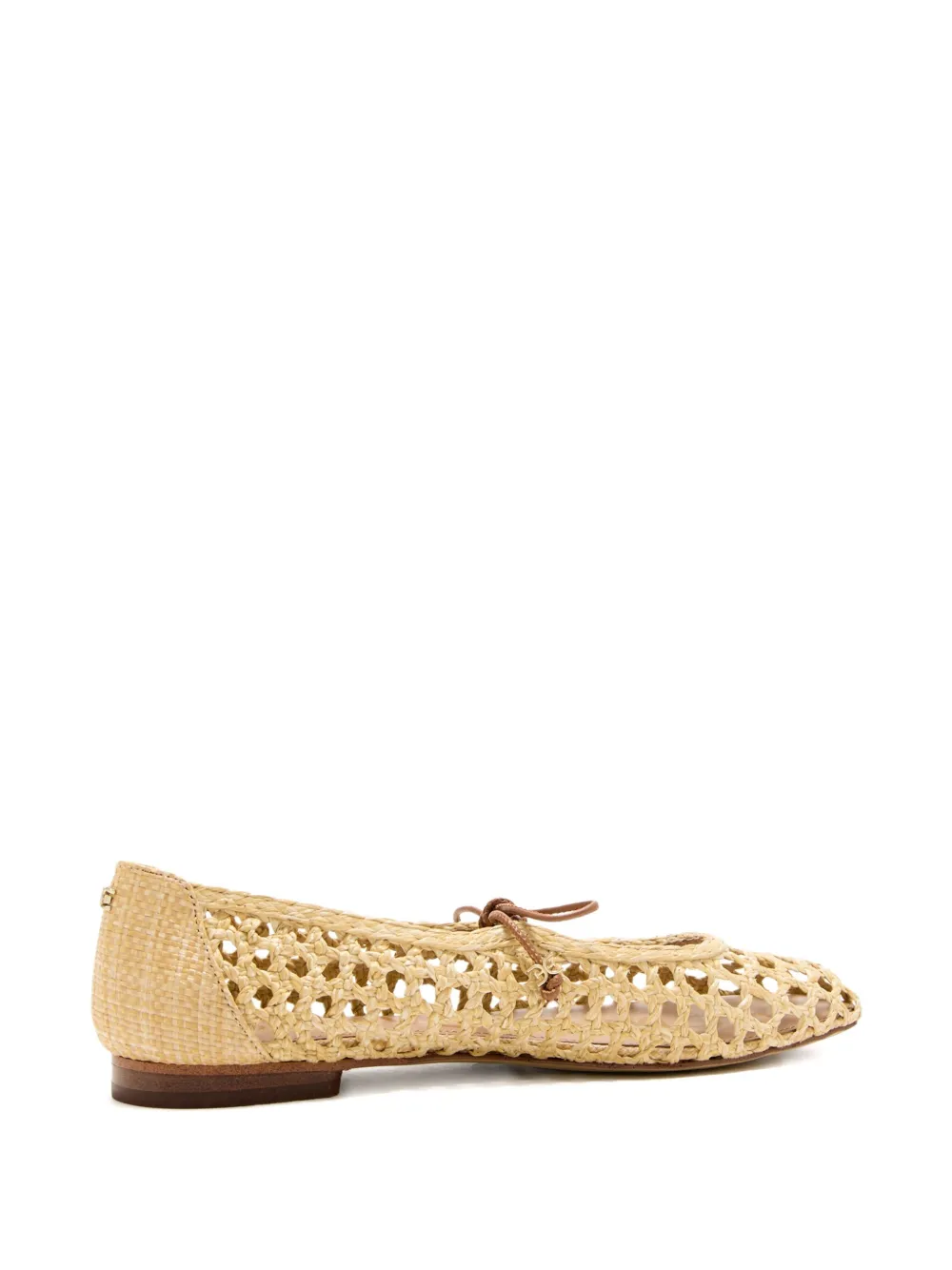 Sam Edelman Geweven ballerina's met veters - Bruin