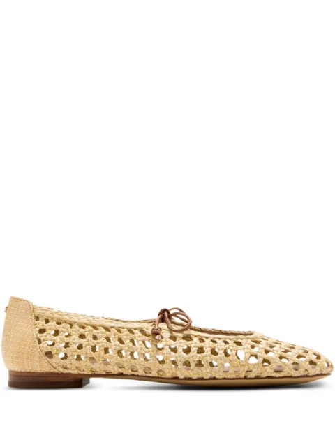 Sam Edelman woven lace-up flats