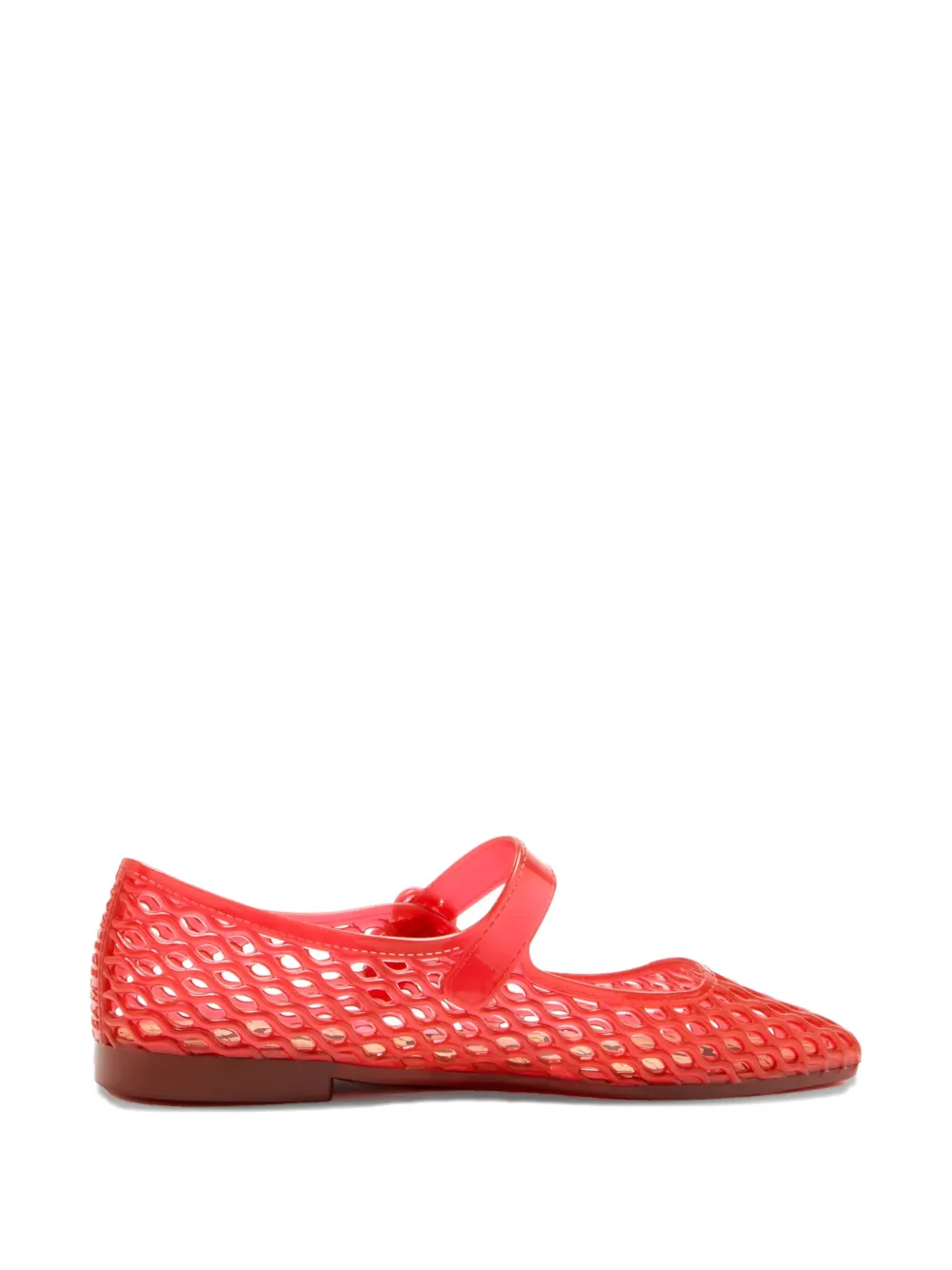Sam Edelman net-pattern pumps Red