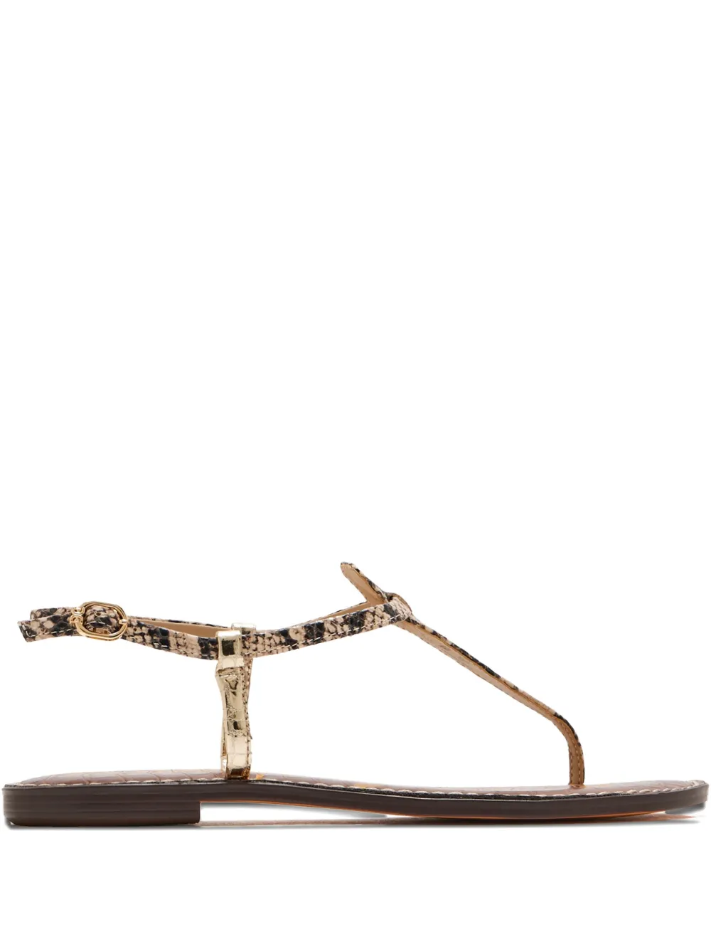 Sam Edelman Gigi snakeskin-effect sandals Brown