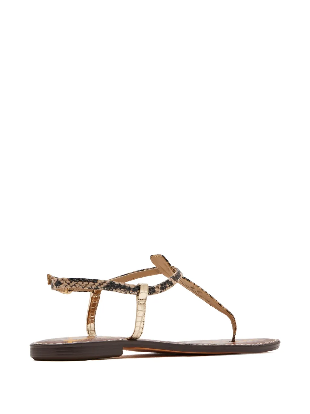 Sam Edelman Gigi snakeskin-effect sandals Brown
