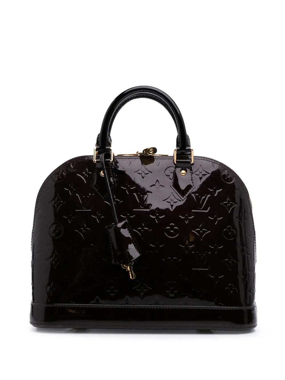 Louis Vuitton Pre-Owned 2015 モノグラム ヴェルニ アルマ PM ハンドバッグ - パープル Louis Vuitton Pre-Owned 2015 モノグラム ヴェルニ アルマ PM ハンドバッグ - パープル