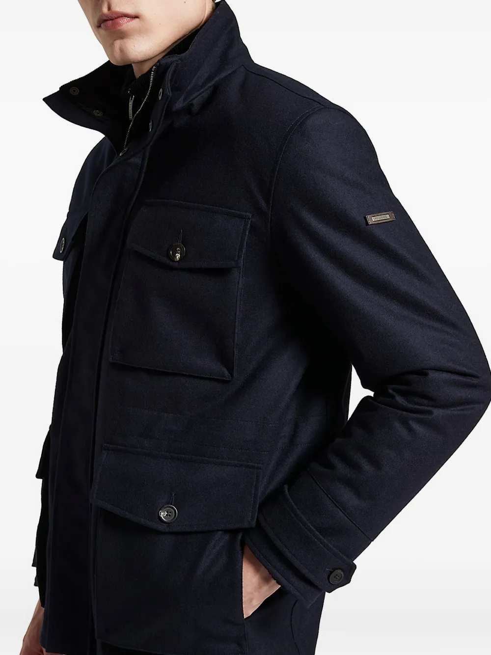 Peserico Jack met klepzak Blauw