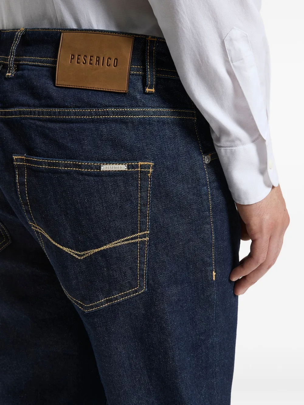 Peserico Pocket Jeans In Blue