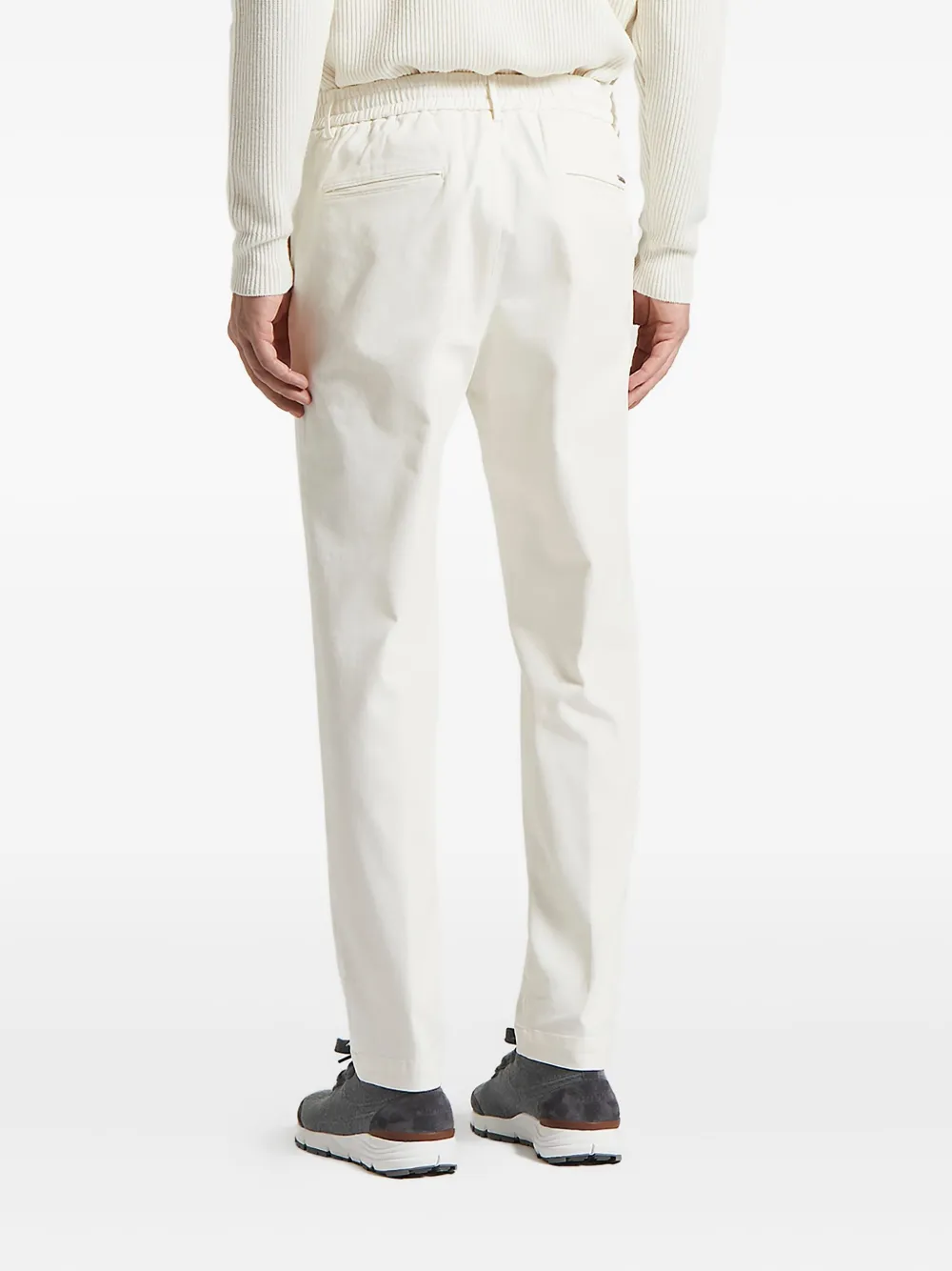 Peserico Drawstring Cargo Trousers In Neutral