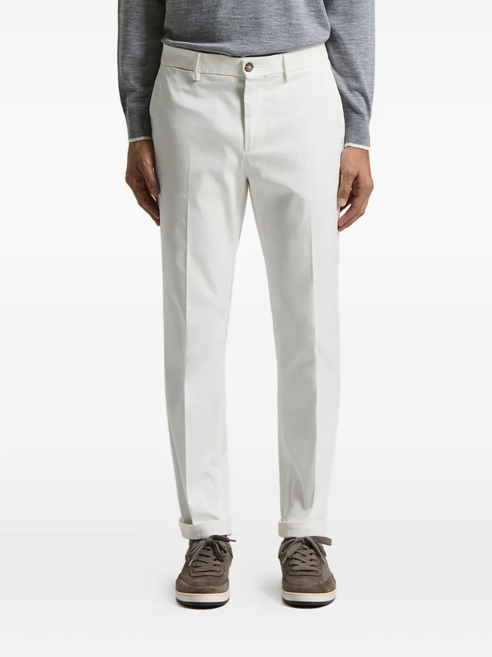 Peserico button trousers | White | Image 1