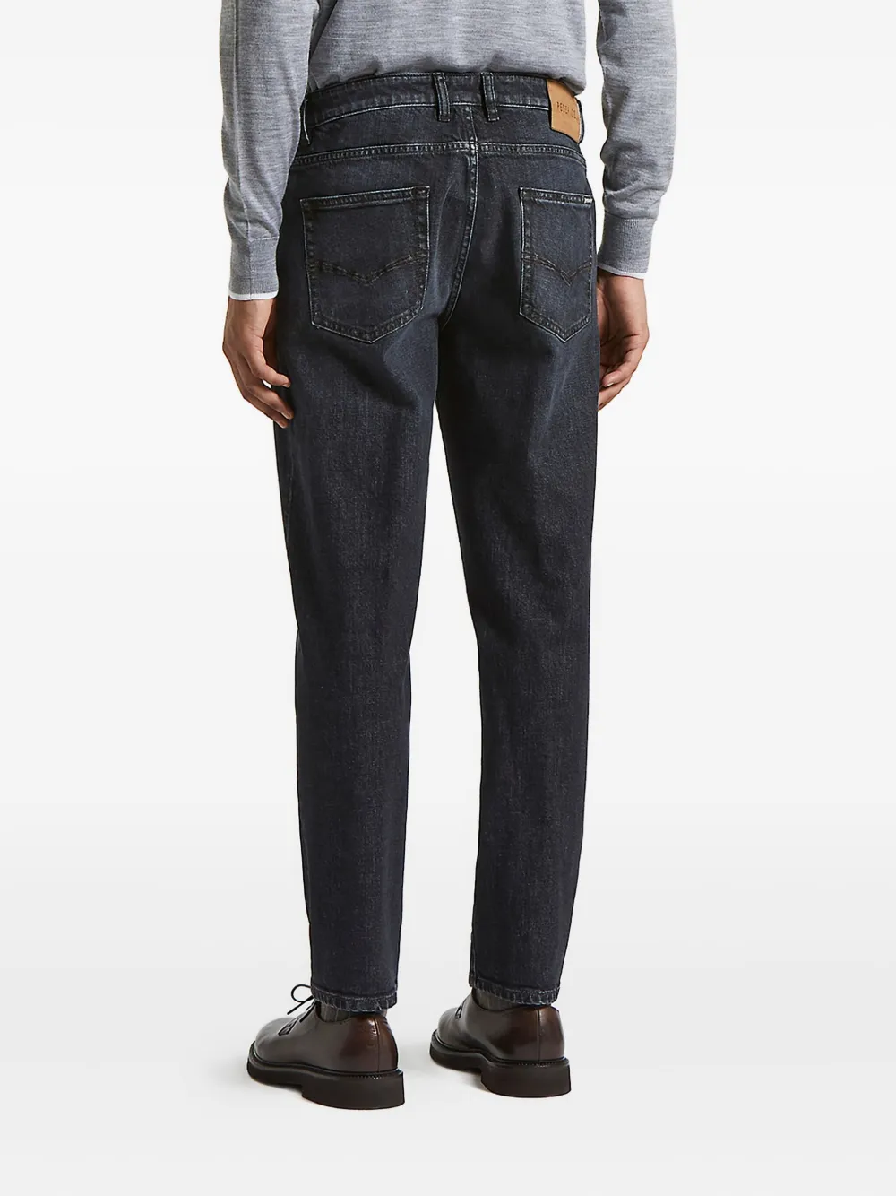 Peserico Jeans met vijf zakken Grijs