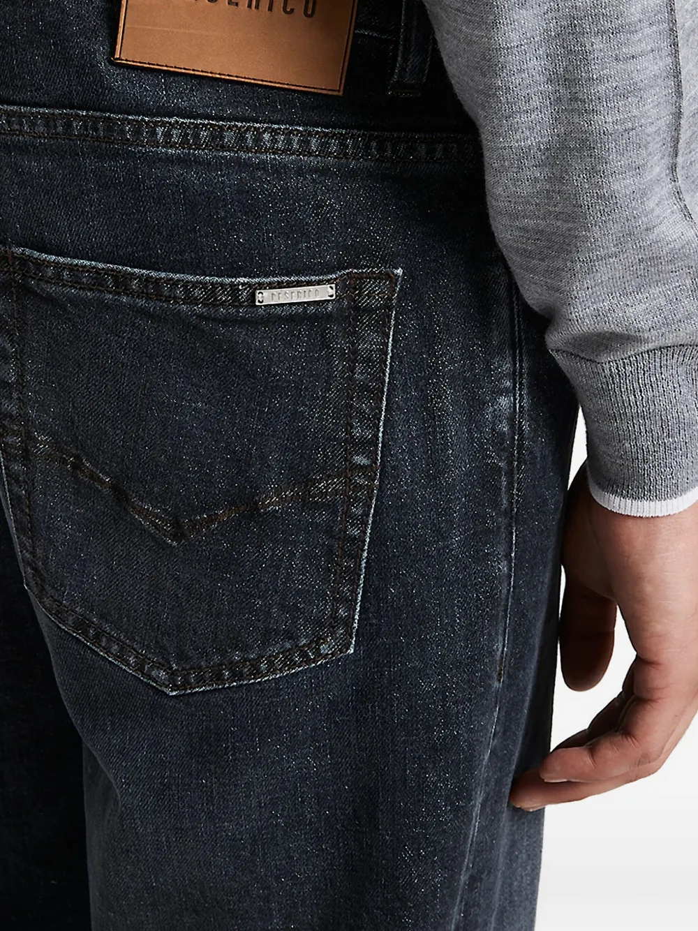 Peserico Jeans met vijf zakken Grijs