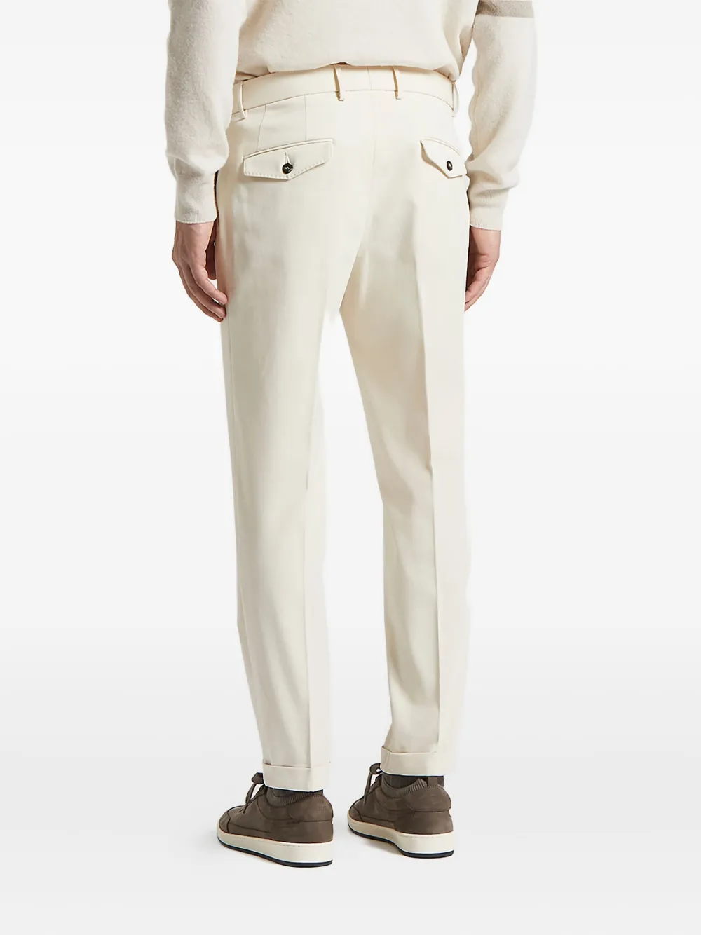Peserico pleated-front trousers - Beige