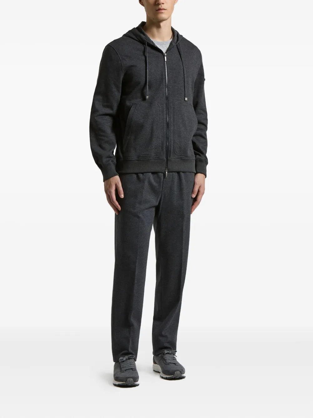 Peserico drawstring trousers - Grijs