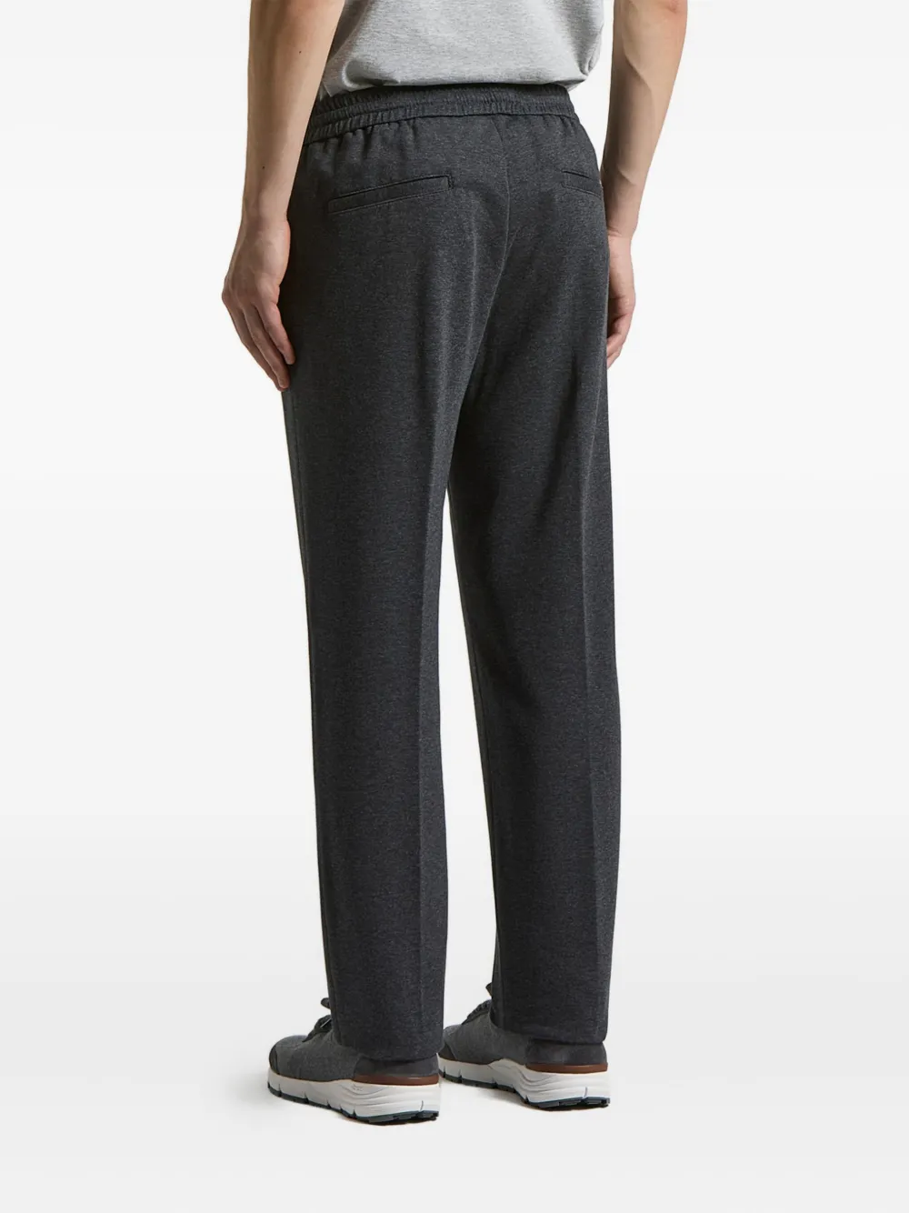 Peserico Broek met trekkoord Grijs