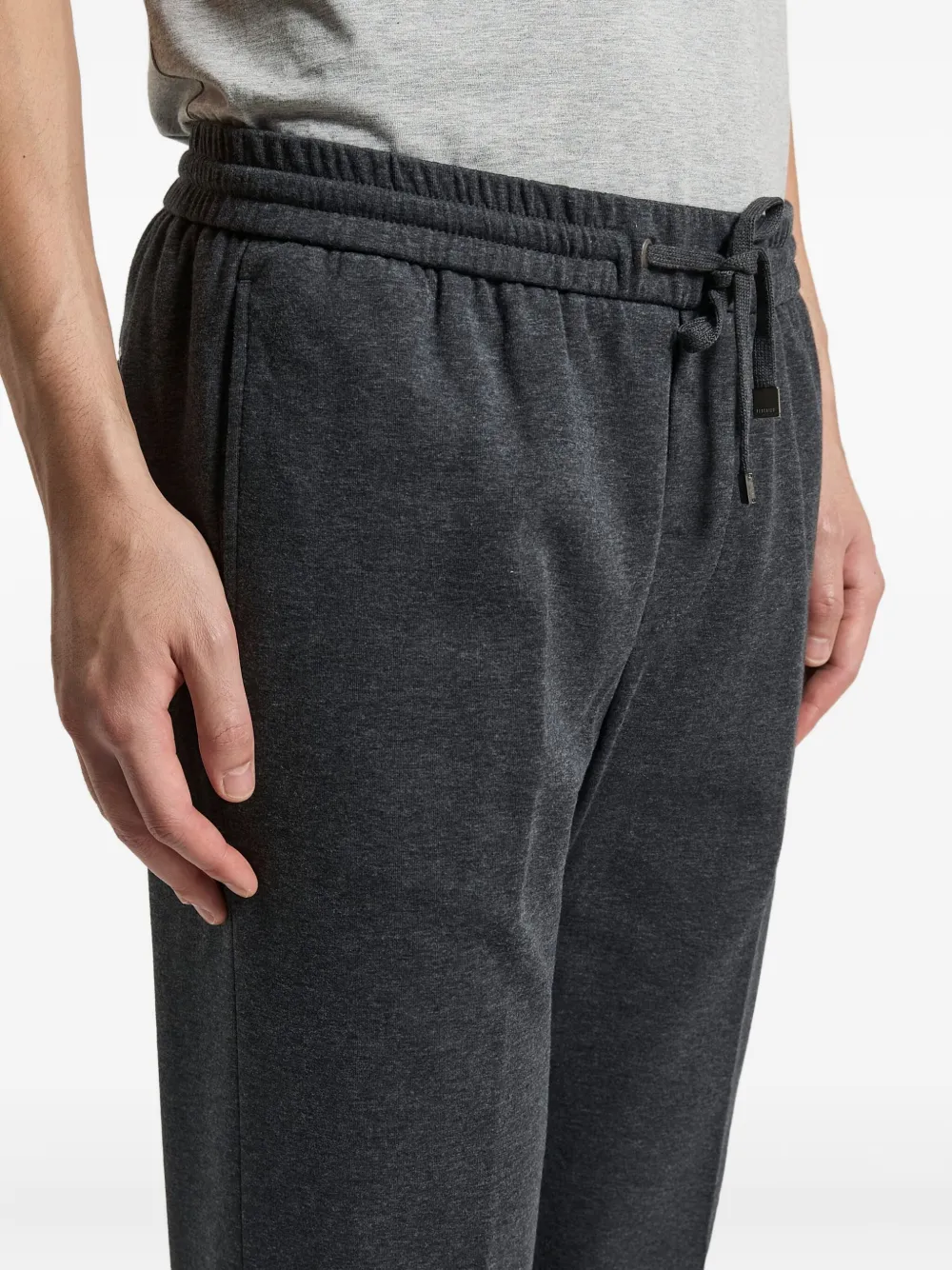Peserico Broek met trekkoord Grijs
