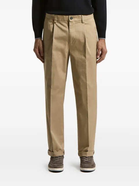 Peserico pleated cuffed trousers