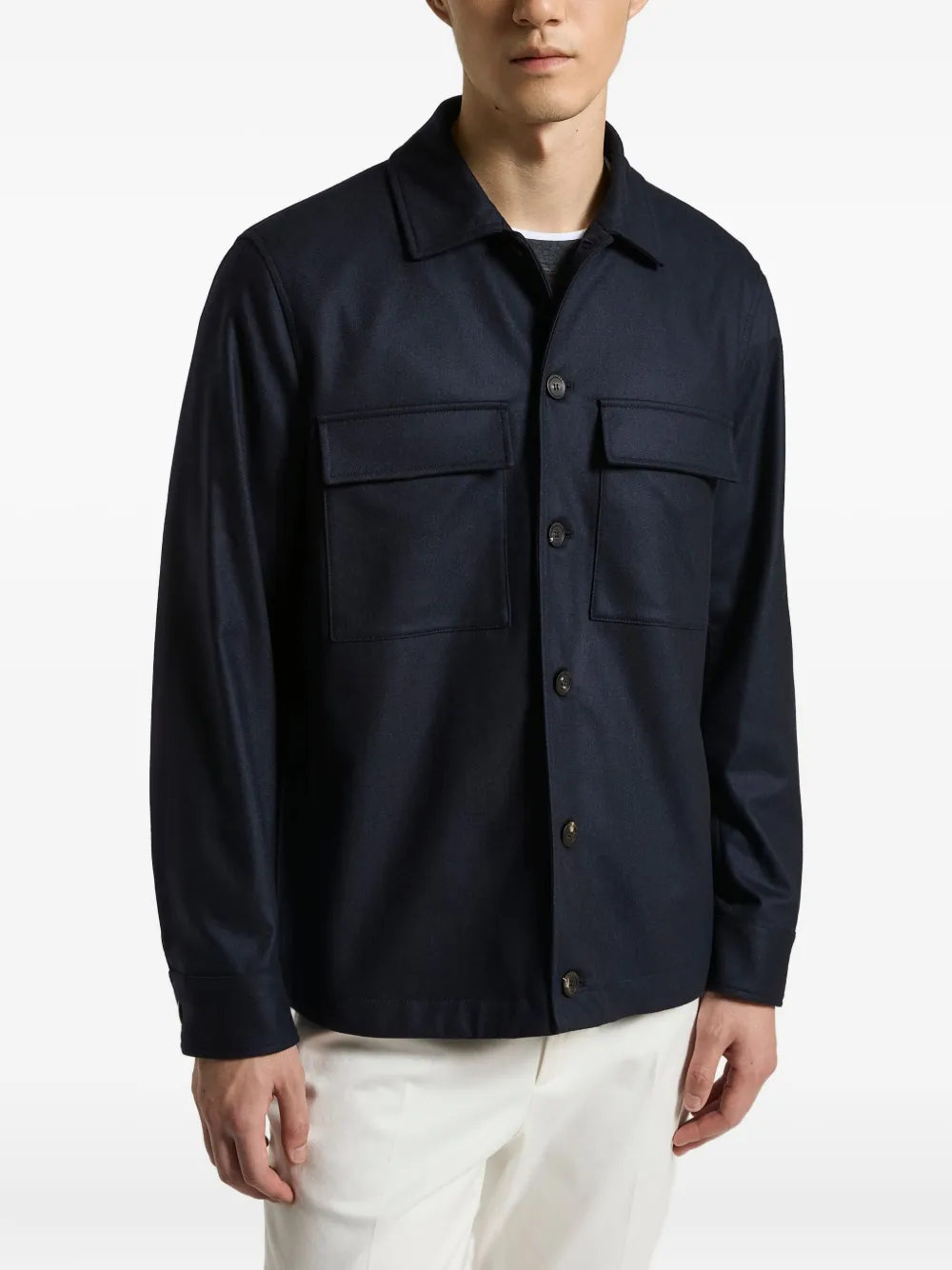 Peserico Jack met zak en knoop Blauw