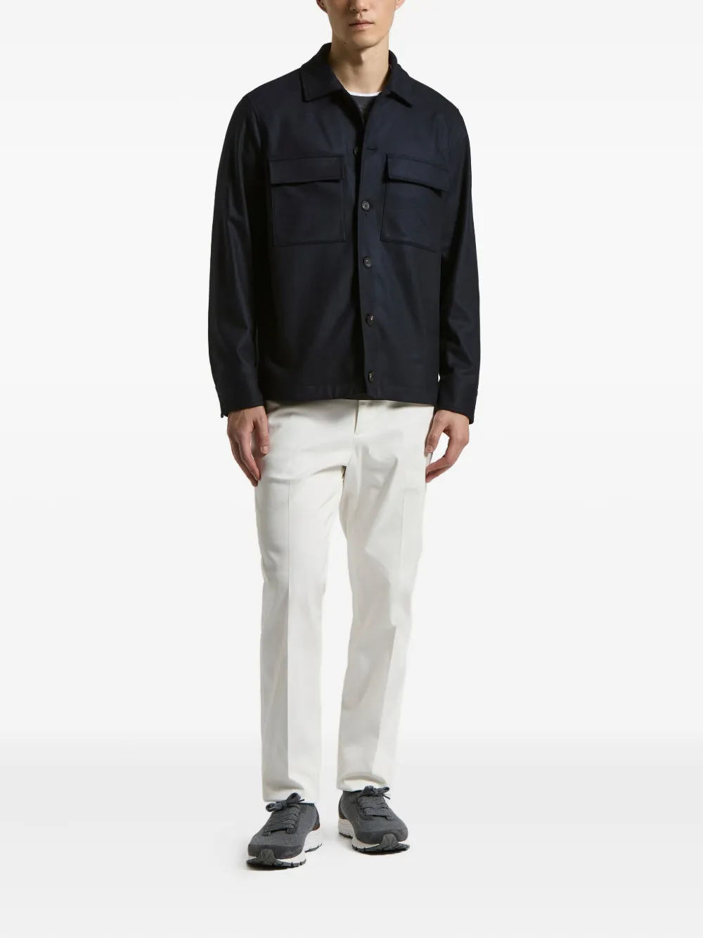 Peserico pocket button jacket | Shirt Jackets | Image 2