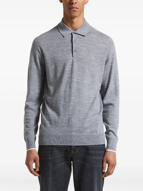 Peserico long-sleeve polo shirt