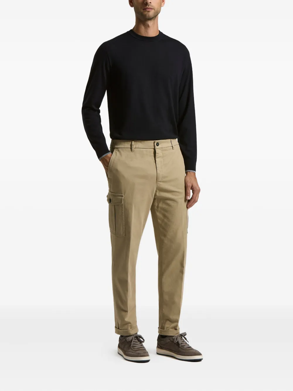 Peserico cargo-pocket trousers - Beige