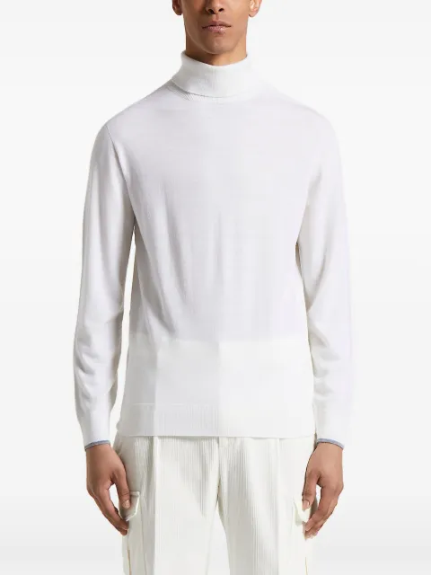Peserico roll-neck wool-cashmere sweater