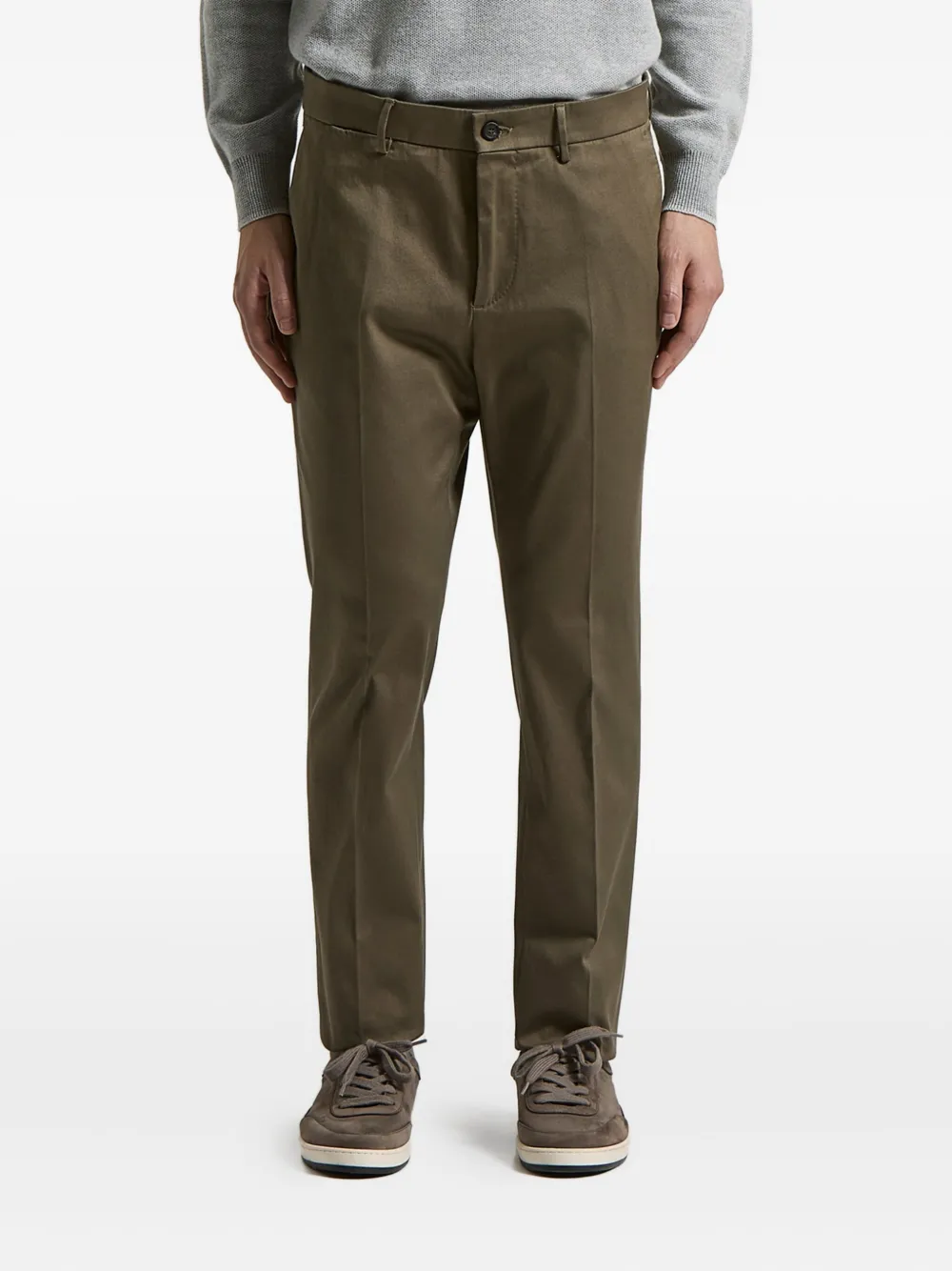 Peserico pressed-crease trousers | Green | Image 1