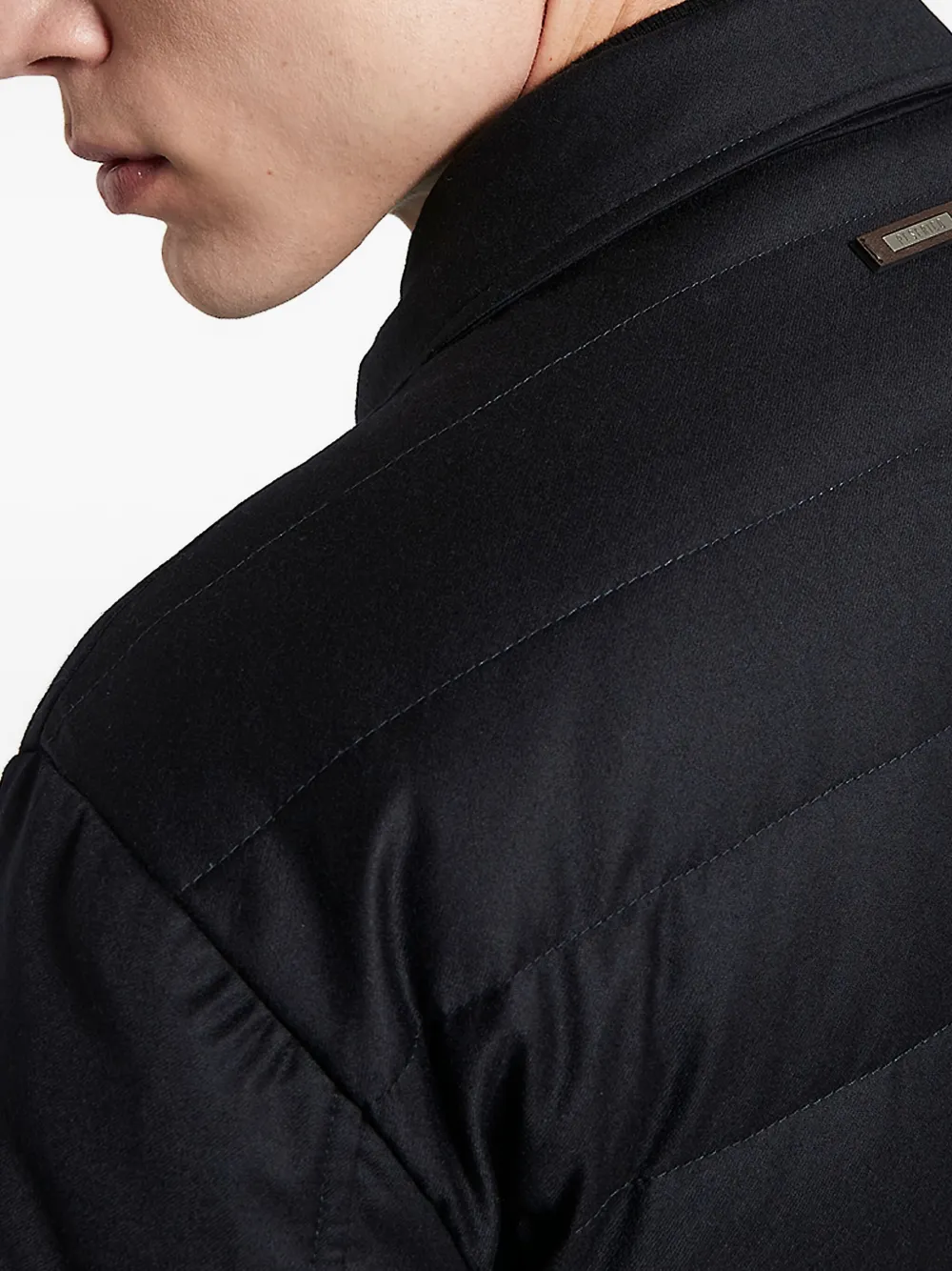 Peserico Gewatteerd shirtjack Blauw